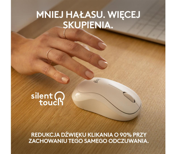 LOGITECH M240 Silent (biała) 910-007120 - 1145830 - zdjęcie 8